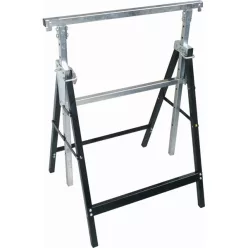   asztalosbak/festőbak állítható, összecsukható; 810mm-1300mm, max. terhelés: 150kg, saját tömeg: 6,5 kg, festett fémlábak