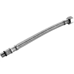   bekötőcső 81019 és 83019 kombinált zuhanyfejes csaptelephez 3/8", 10mm, 150mm