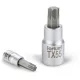 bitdugófej, torx, 1/2", 61CrV5/S2, mattkróm; TX50, 55mm FORTUM