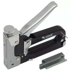   tűzőgép 11,3mm×4-14mm, TÜV/GS; feketére festett szénacél ház, hátsó töltés, biztonsági zár