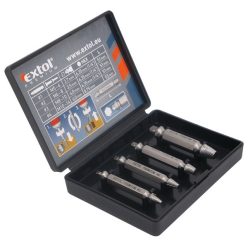   törtcsavar kiszedő klt. 4db (2,7-3,5-4,0-6,0 mm)×51mm, HSS