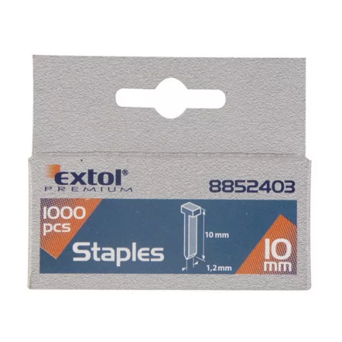 szeg fejjel profi tűzőgéphez 1000db ; 10mm (2,0×1,2×0,52mm)