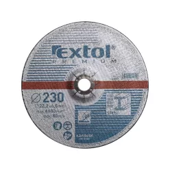   csiszoló korong acélhoz, kék; 125×6,0×22,2mm, max 12200 ford/perc