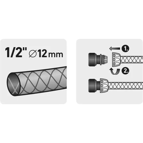 tömlőösszekötő, réz; 3/4''