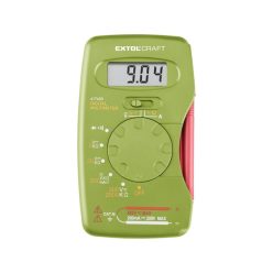  digitális multiméter; Amper/Volt/Ohm mérő, hangjelző funkcióval, CE, 1 db 9V elem