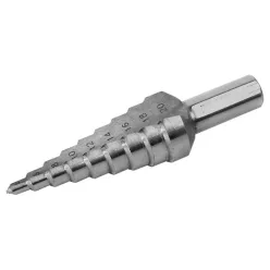   lépcsős fémfúró HSS, 13 lépcsős (6-30mm, 2mm lépcsők), befogás: 10mm