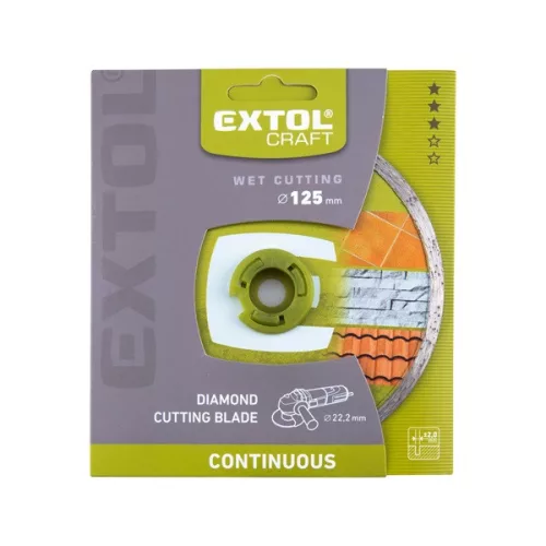 gyémántvágó csempevágáshoz (sima), vizes vágásra; 125×2,2×22,2mm, max.12.200 ford/perc