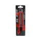 tapétavágó kés, 18 mm fémházas, gumírozott; auto lock, tripla vágóéllel, pótpenge: 9123A, 8855091