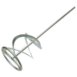   festék- és habarcskeverő szár, fúrógéphez, hatszög befogás; 400×80mm, horganyzott