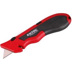   PVC vágókés, 5 db trapézpengével, gyorstöltős, pengetárolós, festett ALU ház, gumírozott, zsinórvágó penge: 9124,8855099