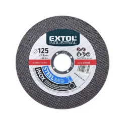 vágókorong ipari, acélra/inoxra; 125×1,0×22,2mm