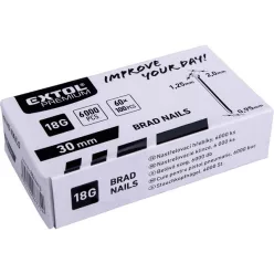   szeg fejjel, 8891860, 8891861, 8865040 tűzőgéphez 6000 db, 18G, szár.: 1,25×0,95 mm, fej: 2,0 mm, hossz.: 30 mm