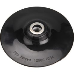   gumitányér sarokcsiszolóhoz; 125mm, M14, kemény, max. 12.500 ford./perc