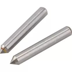   tartalék gravírozó fej, 2 db, a 404130 mini gravírozó géphez; volfrám karbid (vídia), 3,1×21 mm
