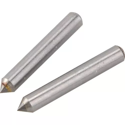 tartalék gravírozó fej, 2 db, a 404130 mini gravírozó géphez; volfrám karbid (vídia), 3,1×21 mm
