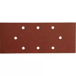   csiszolópapír, lyukas klt. 10db, 93×230 mm, 8 db lyukkal, P80, 407114, 407115-höz