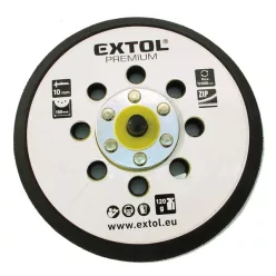   tartalék gumi talp 8865038 rotációs csiszológéphez, 6"/150mm, 8 db lyuk, tépőzáras, max. 12.000/perc, vastagság: 10mm