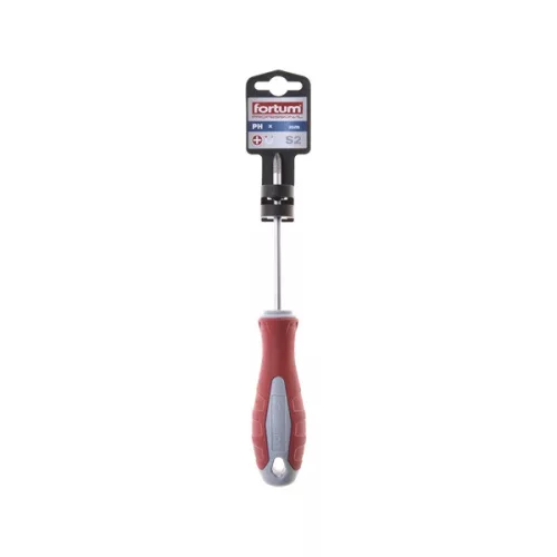 csavarhúzó, PH, S2 acél, mágneses; PH2×125mm, FORTUM