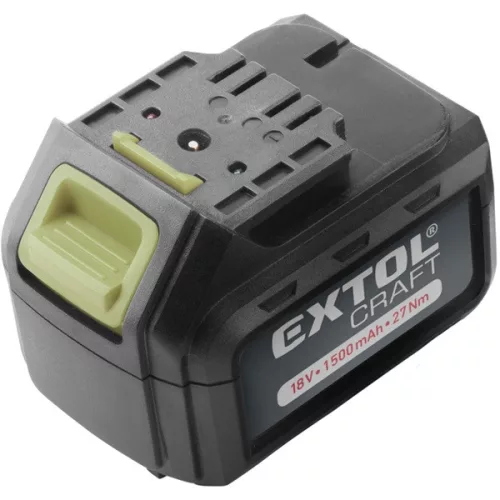 tartalék akku RÉGEBBI TÍPUSÚ 402440 Li-ion töltőhöz, 2 SARU+1 TÜSKE; 18V, 1500mAh, töltési idő:1 óra