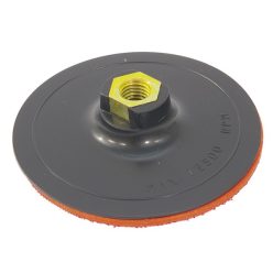   gumitányér sarokcsiszolóhoz; 115mm, tépőzáras, max. ford.:12.500 1/min