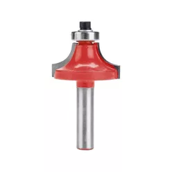   felsőmaró fára, lekerekítő (homorúfejű rádiuszmaró), csapágyas, R6,3×D25,6×H11, befogás: 8mm, keményfém lapkás