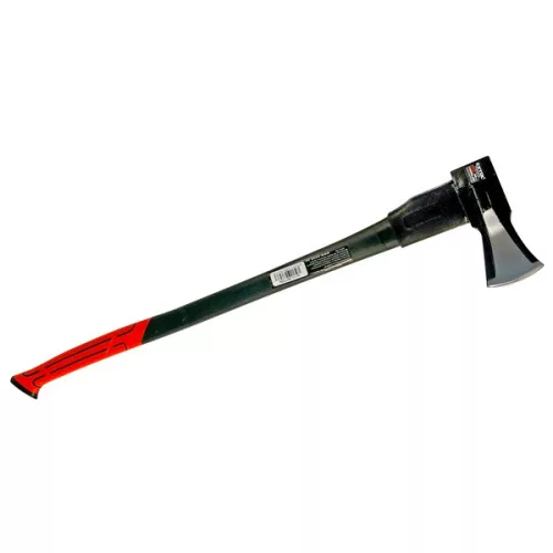 hasító fejsze, ékes, üvegszálas nyél 2000g, nylon erősítéssel, 860 mm hosszú, TPR gumis markolat