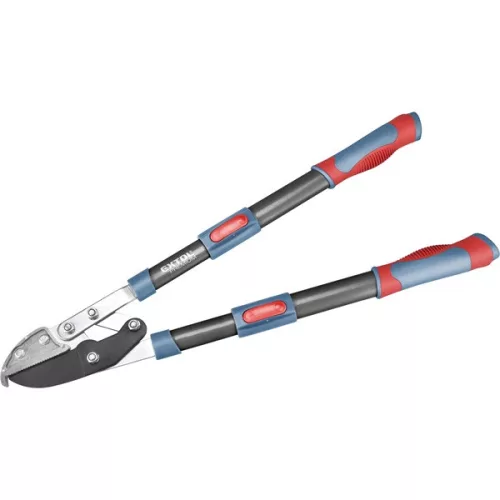 ágvágó olló; rávágó, tapadásmentes él, max.45mm vágás, teleszkópos ellipszis ALU nyél, gumírozott fogantyú, 670-940 mm
