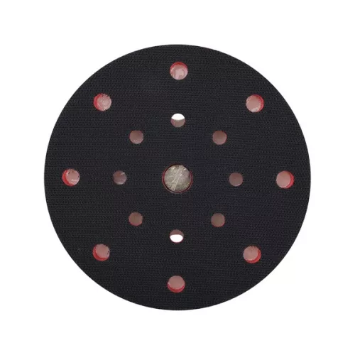 tartalék gumi talp 4795038 rotációs csiszológéphez, 6"/150mm, 6+16 db lyuk, tépőzáras, 12.000 f/perc, vastagság:10mm