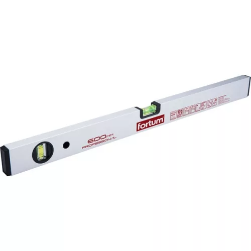 vízmérték 0,5mm/m pontos ( alu.), elektronikusan kalibrált libella FORTUM; 2000mm