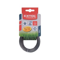   damil szegélynyíró géphez 1,6 mm, csillag keresztmetszetű, fekete közép/dual power, 15m