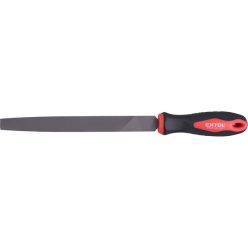   fémreszelő 200mm lapos, T12 acél, vágat 2, finom, TPR gumis műanyag nyél