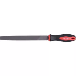   fémreszelő 200mm lapos, T12 acél, vágat 2, finom, TPR gumis műanyag nyél