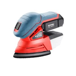   akkus delta csiszoló, Share20V, 20V, Li-ion, 1db akku, 1db töltő, 2000 mAh, 123×95 mm, ford.: 11.000 f/perc