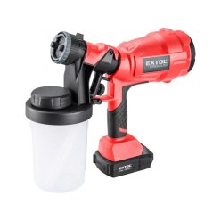   akkus festékszóró gép, Share20V, 20V, Li-ion, 1db akku, 1db töltő, 2000 mAh, 700 ml/perc