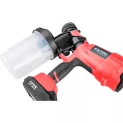   akkus festékszóró gép, Share20V, 20V, Li-ion, 1db akku, 1db töltő, 2000 mAh, 700 ml/perc