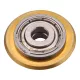 vágókerék a 4770816, 4770817, 4770818, 4770819 csempevágókhoz, titánium volfrám karbid, 22×6×5mm, csapágyas
