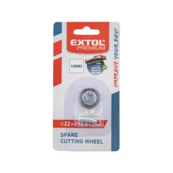   vágókerék a 8841076, 8841078 csempevágókhoz, titánium volfrám karbid, 22×10,5×2 mm