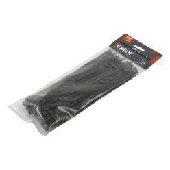   kábelkötegelő 9,0×600mm 50db, fekete nylon; UV-, sav- és lúgálló