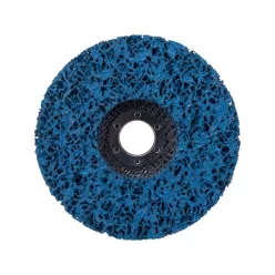   csiszolókorong sarokcsiszolóhoz ("négertárcsa"), 125mm, 14 mm vastagság, üvegszálas hátlap, nylon és szilícium karbid