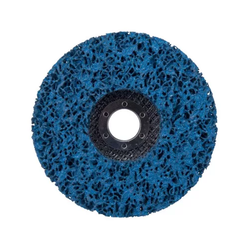 csiszolókorong sarokcsiszolóhoz ("négertárcsa"), 125mm, 14 mm vastagság, üvegszálas hátlap, nylon és szilícium karbid