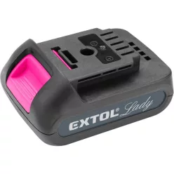   tartalék akku 12V Li-ion, 402403 géphez; 2000mAh, Extol Lady