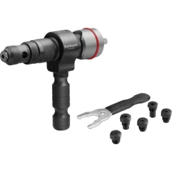  adapter klt. fúrógéphez, popszegecsekhez, 2,4-3,2-4,0-4,8-6,0-6,4 mm-es szegecsekhez; 8mm (5/16" hatszög befogás) FORTUM