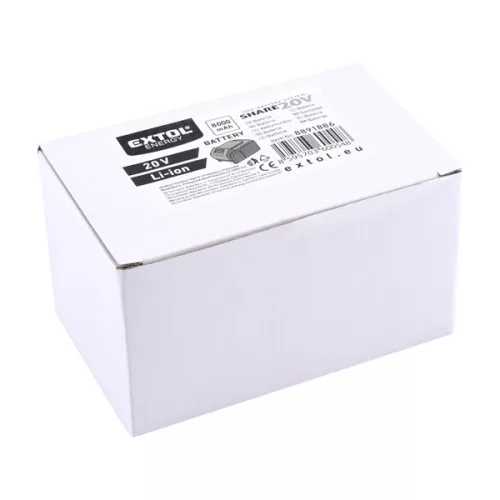tartalék akku 20V, Li-ion, Share20V, 8000mAh