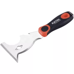   spakli, multifunkciós, üthető; 7,5 cm, inox, két komponenses műanyag nyél (tisztító)