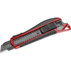   tapétavágó kés, gumirozott  ABS+acél házas; 18 mm, pótpenge: 4780003