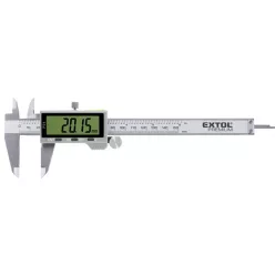   digitális tolómérő; 0,01×150mm, mélységmérővel, rozsdamentes acél, pontosság ±0,02 mm, IP54