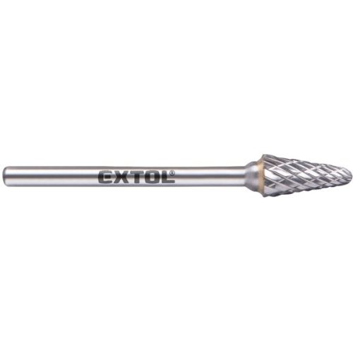 mini keményfém turbómaró (rotormaró), kúpos, kerek orrú, átmérő 6×13mm/szár 3mm, keresztfogazás