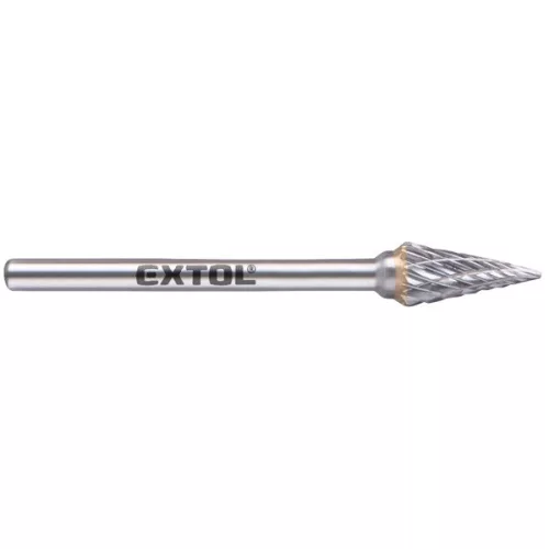 mini keményfém turbómaró (rotormaró), kúpos, hegyes orrú, átmérő 6×13mm/szár 3mm, keresztfogazás