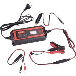   akkutöltő, autós, mikroprocesszoros, intelligens, 2/4 Amp, DC 12V/6V