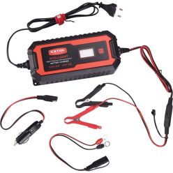   akkutöltő, autós, mikroprocesszoros, intelligens, 8 Amp, 4-160Ah, DC 12V/6V
